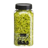 Mica marbles lime groen 1 kg