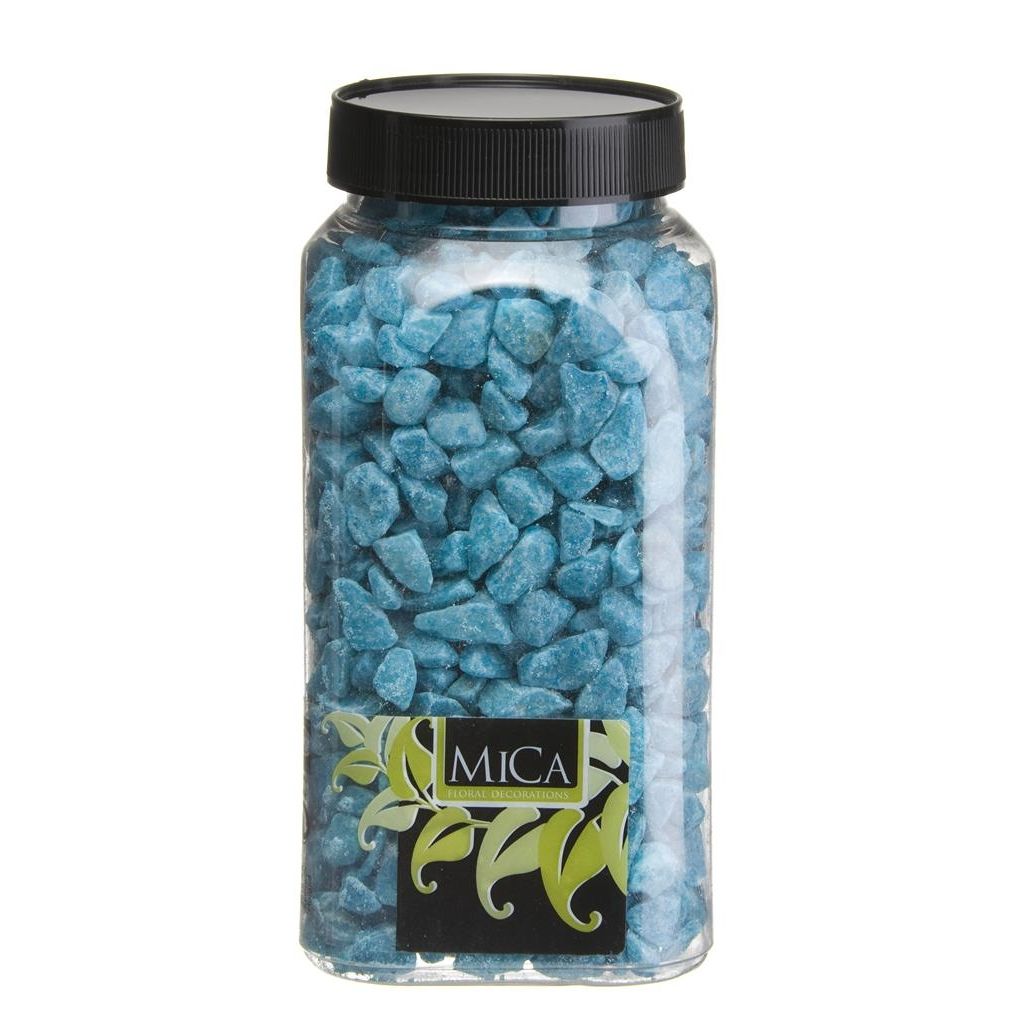 Marbles turquoise fles 1 kilogram