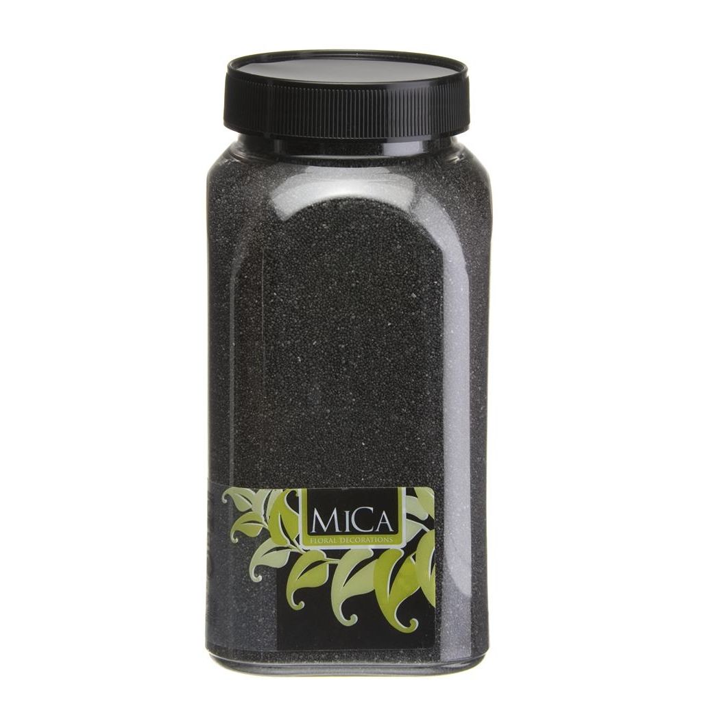 Zand zwart fles 1 kilogram