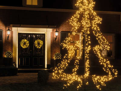 Decoratieve kerstverlichting buiten