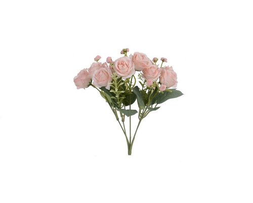 Decoris Boeket bloem 18 cm roze
