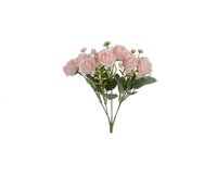 Decoris Boeket bloem 18 cm roze