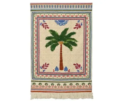 Decoris Muurdeco katoen 90x60 cm off-white