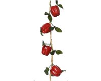 Decoris paprikaguirlande 140 cm rood