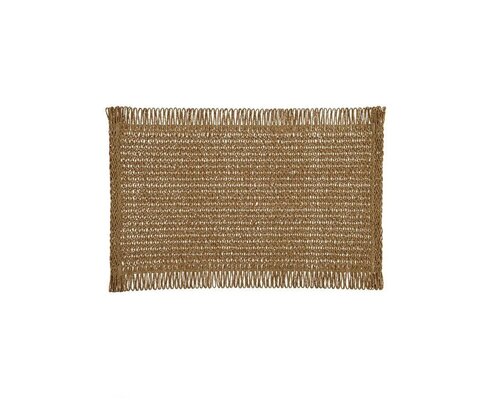 Decoris placemat papiertouw 45 x 30 cm donker bruin