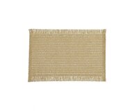 Decoris placemat papiertouw 45 x 30 cm licht bruin