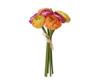 Decoris Ranonkelsteel 14 cm oranje mix