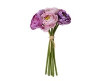 Decoris Ranonkelsteel 14 cm roze mix