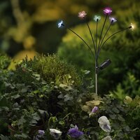 Decoris Solar tuinsteker flower 70 cm multicolor - afbeelding 2