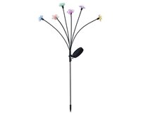 Decoris Solar tuinsteker flower 70 cm multicolor