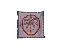 Decoris stoelkussen grote palmboom 40 x 40 cm mix