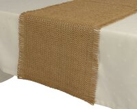 Decoris Tafelloper touw 140 cm donker bruin - afbeelding 2