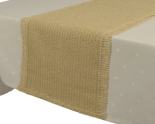 Decoris Tafelloper touw 140 cm naturel - afbeelding 2