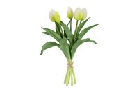 Decostar boeket Tulipa S 30 cm wit