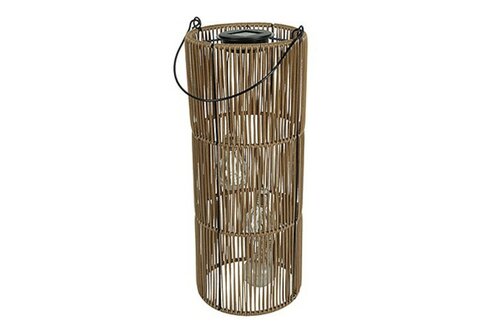 Decostar Hanglamp solar LED Fadime L 55 cm naturel