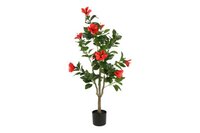 Decostar Hibiscus S plant 120 cm oranje