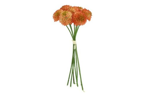 Decostar kunstboeket Dahlia 26 cm oranje
