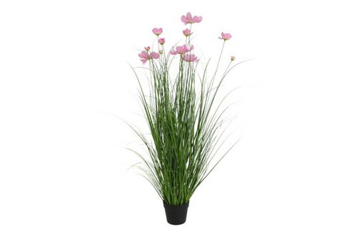 Decostar kunstplant cosmos 120 cm roze