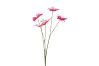 Decostar kunsttak vlinder iriserend 76 cm roze