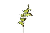 Decostar kunsttak Vlinder multi 4x 76 cm groen