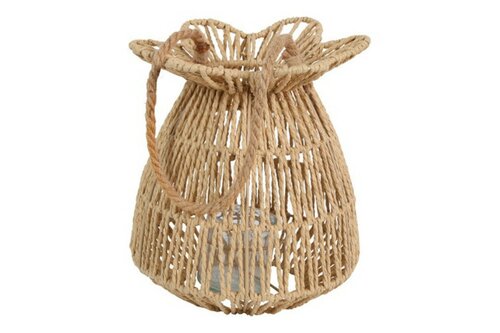 Decostar Windlicht ro Gwenda 30 cm naturel