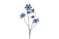 Decostar zijdebloem Clematis 113 cm blauw