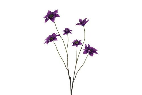 Decostar zijdebloem Clematis 113 cm paars