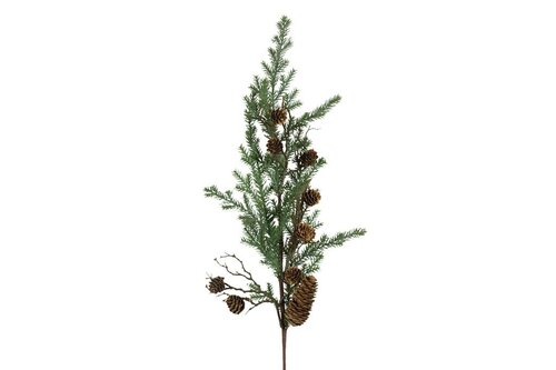 Countryfield zijden dennentak picea abies 93 cm groen