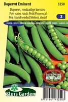 Doperwt zaden rond Eminent