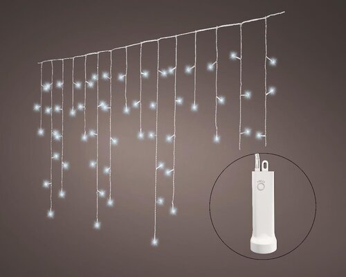 Durawise led fonkel icicle koel wit 192 lampjes - afbeelding 1