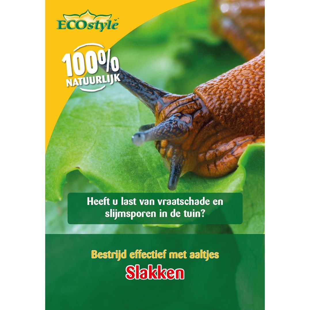 ECOstyle Aaltjes tegen Slakken - Bestrijdingsmiddel - Natuurlijk & Biologisch - Tegen Bladschade en Slijmsporen - Vanaf 5 °C Bodemtemperatuur - 40 m2
