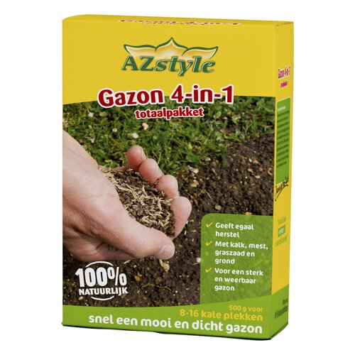 Ecostyle AZstyle gazon 4-in-1 totaalpakket 500 gram - afbeelding 1