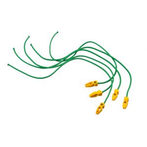 Nature elastische band met clip - afbeelding 1