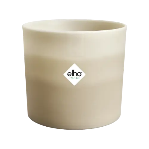 Elho colour gradient round 16 zandsteen beige