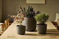 Elho dune 30 cm warm antraciet - afbeelding 3