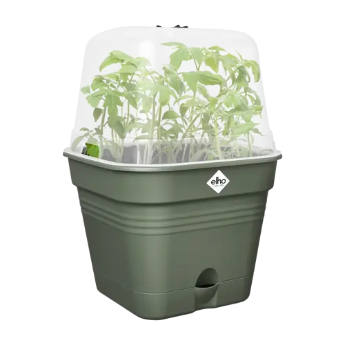 Elho green basics growpot square all-in-1 leaf green 15 - afbeelding 3
