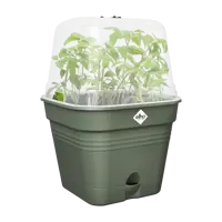 Elho green basics growpot square all-in-1 leaf green 20 - afbeelding 3