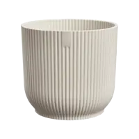 Elho Vibes fold round 40 delicate linnen wit - afbeelding 1