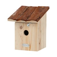 Esschert Design Nestkast koolmees boomschors dak