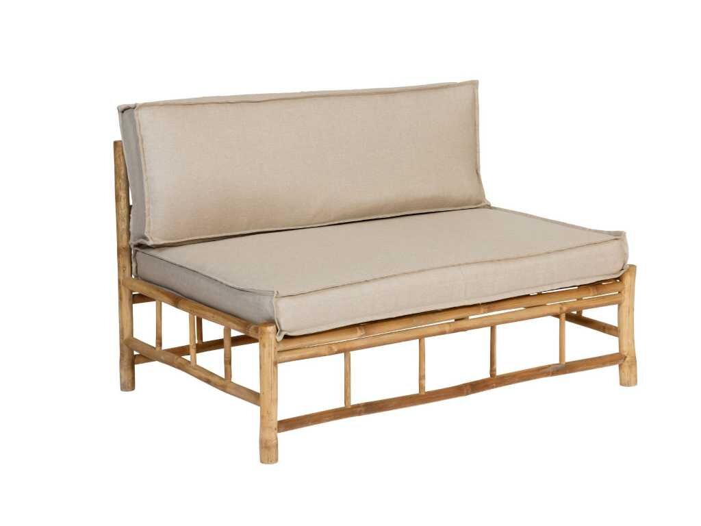 Exotan bamboo lounge pallet bench