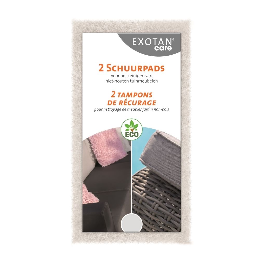 Exotan Care white Scrub pads (2 stuks)