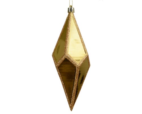 Kersthanger kegel 11 cm goud
