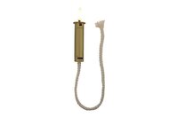 Led fles kaars vlam Lyon D 2,2 cm H 10 cm goud - afbeelding 2