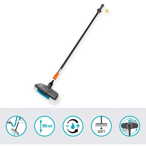 Gardena cleansystem reinigingsset met steel - afbeelding 2