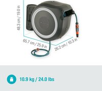 Gardena wandslangenbox 25 meter wit rollup - afbeelding 2