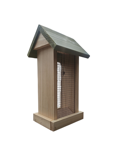 Gebr. de Boon Pindahouder hout licht groen dak 28 cm