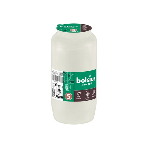 Bolsius herdenkingslicht wit nr5
