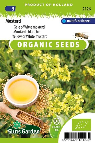 Gele/Witte Mosterd Sinapis alba BIO