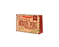 Kerst giftbag papier 38x10x24 cm Noth pole