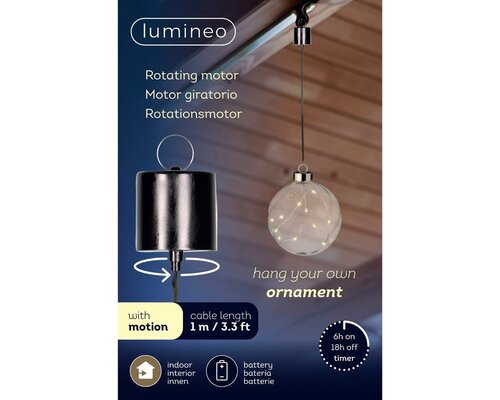 Lumineo draaimotor voor ornamenten binnen - afbeelding 2